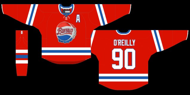 Buffalo Bisons red jersey